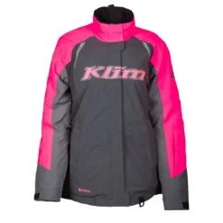 Klim Women's Strata Jacket -Klim Sales Store 3145 001 Asphalt 20 20Knockout 20Pink 03