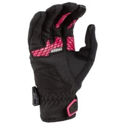 Klim Women's Versa Gloves -Klim Sales Store 3170 000 Black KnockoutPink 02