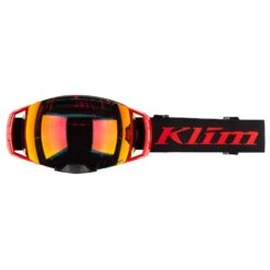Klim Aeon Tech Snow Goggles -Klim Sales Store 3409 000 Tech 20Fiery 20Red 20Smoke 20Red 20Mirror 01