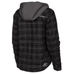 Klim Women's Upland Insulated Flannel Shirt -Klim Sales Store 3682 000 Black 20 20Asphalt 02