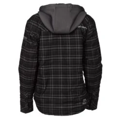 Klim Women's Upland Insulated Flannel Shirt -Klim Sales Store 3682 000 Black 20 20Asphalt 04