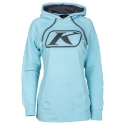 Klim Women's Kute Corp Hoodies -Klim Sales Store 3736 000 Asphalt 20 20Crystal 20Blue 03