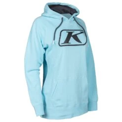 Klim Women's Kute Corp Hoodies -Klim Sales Store 3736 000 Asphalt 20 20Crystal 20Blue 05