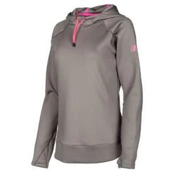 Klim Women's Equinox Hoodie -Klim Sales Store 3801 000 Castlerock 20Gray 20 20Knockout 20Pink 01