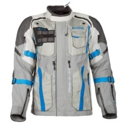 Klim Badlands Pro Jackets -Klim Sales Store 4052 003 Cool 20Gray 20 20Electric 20Blue 20Lemonade 03