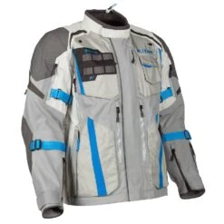 Klim Badlands Pro Jackets -Klim Sales Store 4052 003 Cool 20Gray 20 20Electric 20Blue 20Lemonade 05