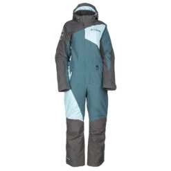 Klim Women's Vailslide One-piece 28 Klim Women's Vailslide One-piece -Klim Sales Store 4058 001 Petrol 20 20Crystal 20Blue 03