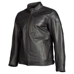 Klim Sixxer Leather Jackets -Klim Sales Store 5150 000 Gunmetal 20Black 01