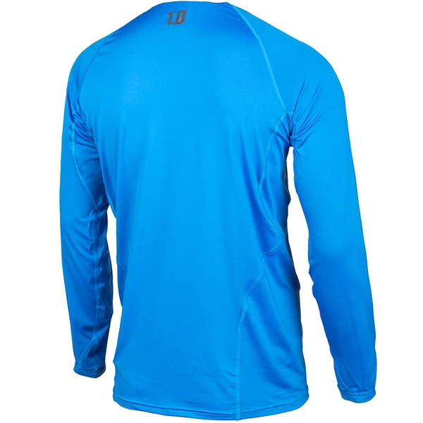 Klim Aggressor 1.0 Shirt - Electric Blue Lemonade 4 Klim Aggressor 1.0 Shirt - Electric Blue Lemonade - Image 2