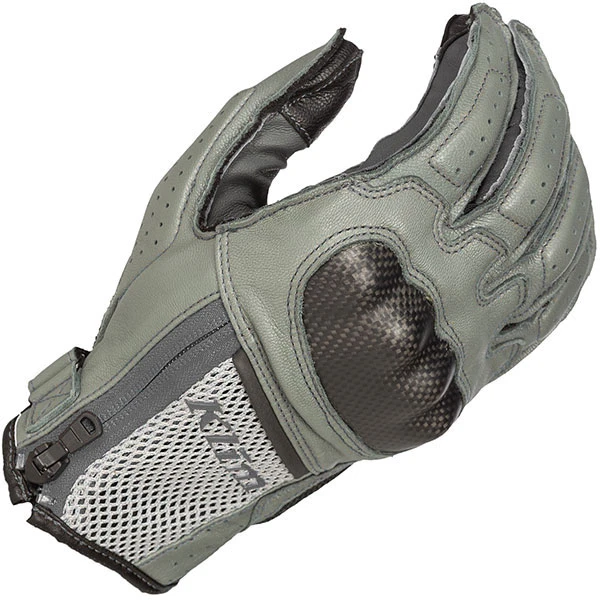 Klim Induction Leather Gloves - Monument Grey 3 Klim Induction Leather Gloves - Monument Grey