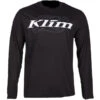 Klim K Corp Long Sleeved T-Shirt - Black / White