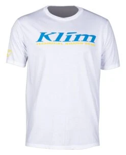 Klim K Corp Short Sleeve Tees -Klim Sales Store klim k corp short sleeve tees mens casual klim white vivid blue sm 770715