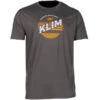Klim Kinetic SS T-Shirt - Charcoal / Strike Orange -Klim Sales Store klim kinetic ss t shirt charcoal strike orange
