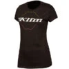 Klim Ladies Excel SS T-Shirt - Black / White