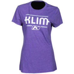 Klim Ladies Kute Corp SS T-Shirt - Purple / Monument
