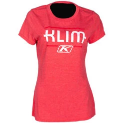 Klim Ladies Kute Corp SS T-Shirt - Red Frost / Chili Pepper