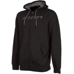 Klim Shadow Zip-Up Hoodie - Black / Asphalt
