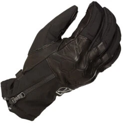Klim Vanguard Gore-Tex Short Leather Gloves - Stealth Black