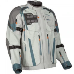 Klim Badlands Pro A3 Gore-Tex Textile Jacket - Monument Grey / Petrol