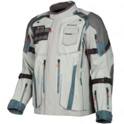Klim Badlands Pro A3 Gore-Tex Textile Jacket - Monument Grey / Petrol -Klim Sales Store klim badlands pro a3 textile jacket monument grey petrol detail2