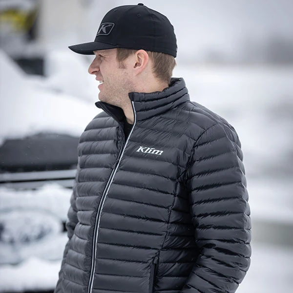 Klim Maverick Down Jacket - Stealth Black 5 Klim Maverick Down Jacket - Stealth Black - Image 3