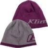 Klim Swerve Beanie - Deep Purple / Castlerock 1 Klim Swerve Beanie - Deep Purple / Castlerock -Klim Sales Store klim casual wear swerve beanie deep purple castelrock