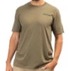Klim Discovery Tri-Blend T-Shirt - Military Green Frost / Dark Sea -Klim Sales Store klim discovery tri blend t shirt military green frost dark sea lifestyle1