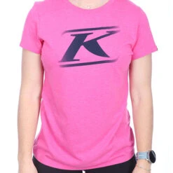Klim Ladies Drift Tri-Blend T-Shirt - Fuchsia Frost / Dress Blues