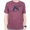 Klim Drift Tri-Blend T-Shirt - Maroon Frost / Dress Blue