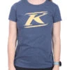 Klim Ladies Drift Tri-Blend T-Shirt - Navy Frost / Mock Orange