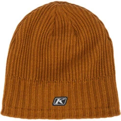 Klim Essential Beanie - Golden Brown / Fiery Red