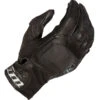 Klim Badlands Aero Pro Short Leather Gloves - Stealth Black -Klim Sales Store klim gloves leather badlands aero short stealth black