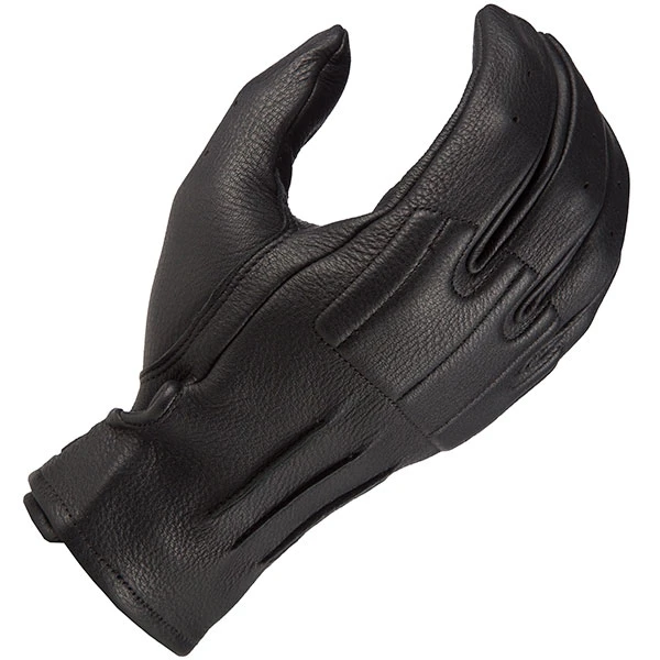 Klim Rambler Leather Gloves - Black 3 Klim Rambler Leather Gloves - Black
