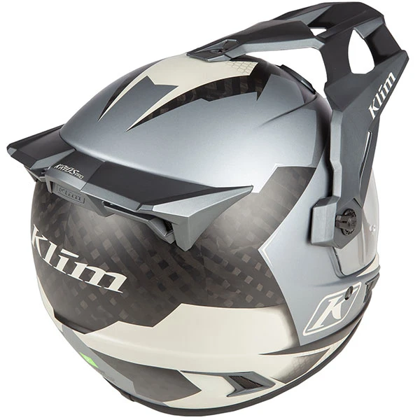 Klim Krios Pro Adventure Helmet - Charger Grey 4 Klim Krios Pro Adventure Helmet - Charger Grey - Image 2