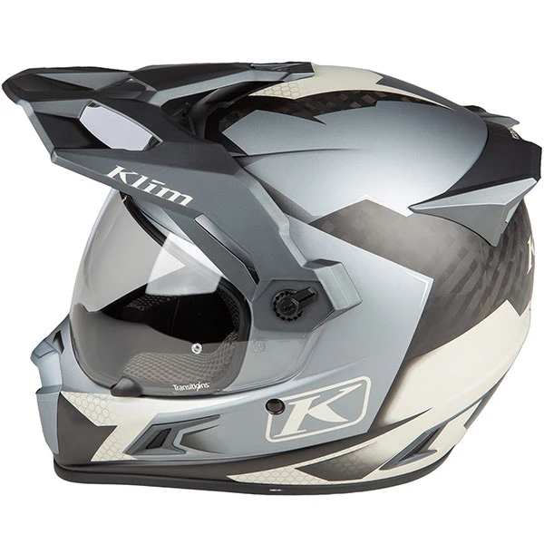 Klim Krios Pro Adventure Helmet - Charger Grey 5 Klim Krios Pro Adventure Helmet - Charger Grey - Image 3