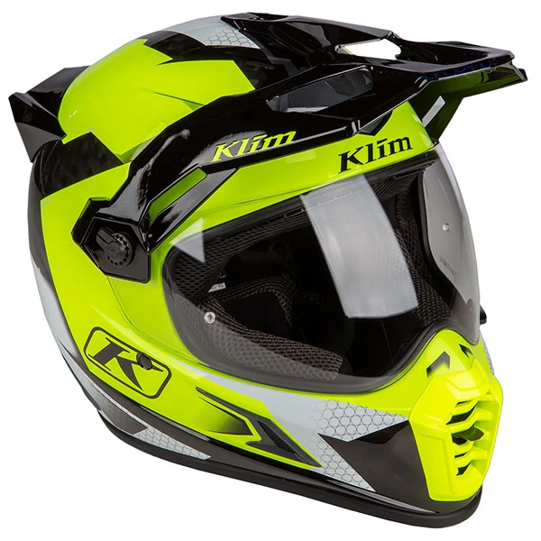 Klim Krios Pro Adventure Helmet - Charger Hi-Vis 9 Klim Krios Pro Adventure Helmet - Charger Hi-Vis - Image 7