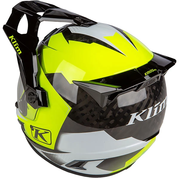 Klim Krios Pro Adventure Helmet - Charger Hi-Vis 10 Klim Krios Pro Adventure Helmet - Charger Hi-Vis - Image 8