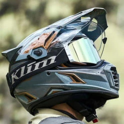 Klim Krios Pro Adventure Helmet - Rally Metallic Bronze 14 Klim Krios Pro Adventure Helmet - Rally Metallic Bronze -Klim Sales Store klim helmet krios pro rally metallic bronze lifestyle1