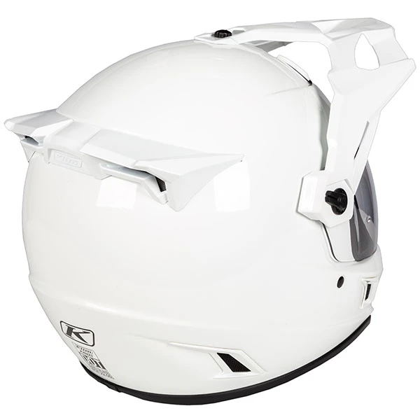 Klim Krios Adventure - Gloss White 4 Klim Krios Adventure - Gloss White - Image 2