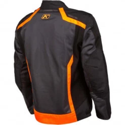 Klim Induction Textile Jacket - Black / Strike Orange -Klim Sales Store klim induction textile jacket black strike orange detail3