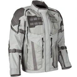 Klim Badlands Pro Gore-Tex Textile Jacket - Monument Grey -Klim Sales Store klim jacket textile badlands pro gore tex momnument grey detail2