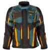 Klim Badlands Pro Gore-Tex Textile Jacket - Petrol / Strike Orange 2 Klim Badlands Pro Gore-Tex Textile Jacket - Petrol / Strike Orange -Klim Sales Store klim jacket textile badlands pro gore petrol strike orange