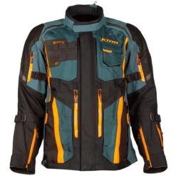 Klim Badlands Pro Gore-Tex Textile Jacket - Petrol / Strike Orange