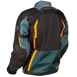 Klim Badlands Pro Gore-Tex Textile Jacket - Petrol / Strike Orange -Klim Sales Store klim jacket textile badlands pro gore petrol strike orange detail5