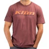 Klim K Corp SS T-Shirt - Maroon Frost / Red Orange -Klim Sales Store klim k corp ss t shirt maroon frost red orange