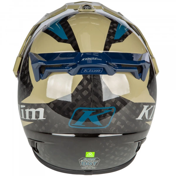 Klim Krios Pro Adventure Helmet - Ventura Burnt Olive 9 Klim Krios Pro Adventure Helmet - Ventura Burnt Olive - Image 7