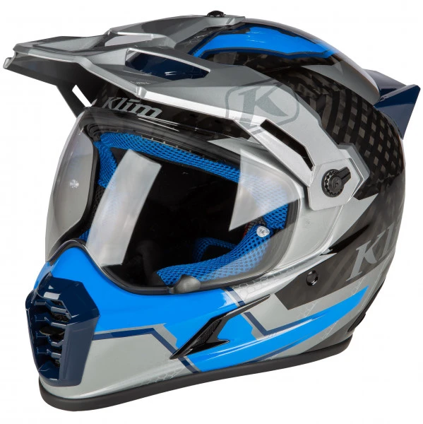 Klim Krios Pro Adventure Helmet - Ventura Electric Blue 3 Klim Krios Pro Adventure Helmet - Ventura Electric Blue