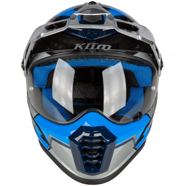 Klim Krios Pro Adventure Helmet - Ventura Electric Blue 4 Klim Krios Pro Adventure Helmet - Ventura Electric Blue - Image 2