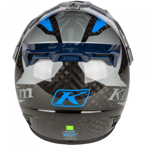 Klim Krios Pro Adventure Helmet - Ventura Electric Blue 9 Klim Krios Pro Adventure Helmet - Ventura Electric Blue - Image 7