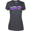 Klim Ladies Horizon T-Shirt - Charcoal / Heliotrope